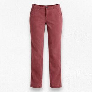 Pilcro Anthropologie Dusty Rose Straight Pants Lyocell Hyphen Trousers Size 31